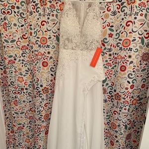 Beautiful White Lacy Dress